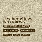Poudre Protéinée de Chanvre 60% - Récupération & Performance | Sport & Vege
